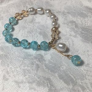 Aquamarine stunning bracelet! 🕊🔥